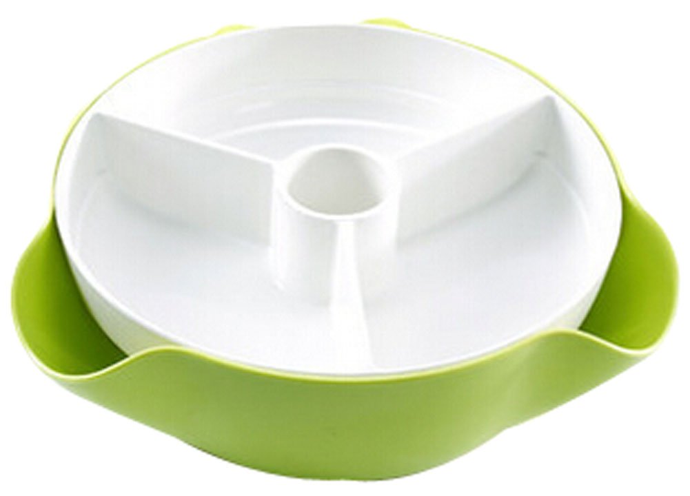 Premium Black Multifunctional Compote Fruit Bowl & Plate Set - Elegant Dried Fruit Serving Tray in Green | Perfect for Dessert Displays, Party Snack Serving, and Home Decor