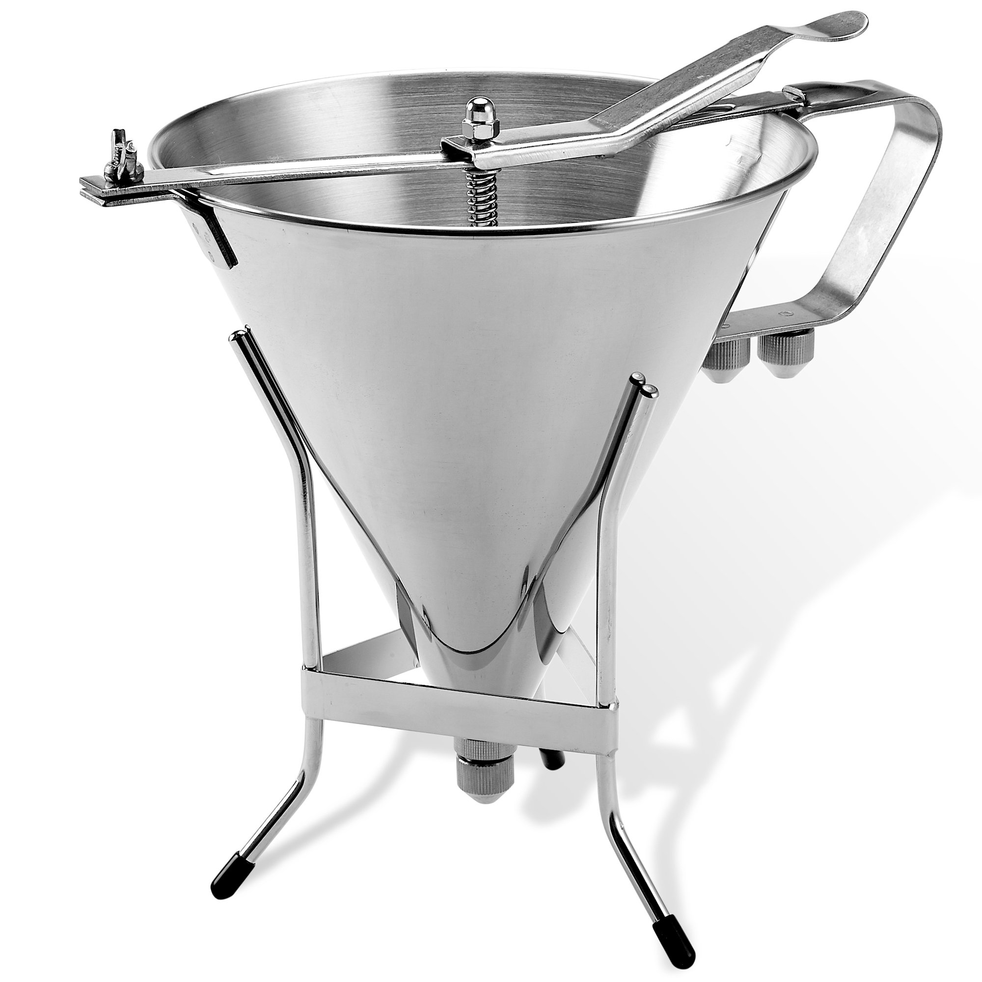 Premium SS Confectionery Dispenser Funnel - Stainless Steel Candy & Snack Pouring Tool for Bakeries, Cafes & Home Kitchens - Perfect for Chocolate Chips, Nuts, Sprinkles & Bulk Food Storage