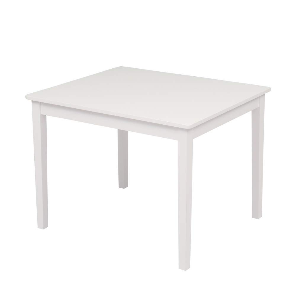 Wooden Toddler Table and Chair Set - 1 Table & 4 Chairs for Kids Ages 3-8 | Multi-Functional Activity Table for Reading, Coloring, Arts & Crafts, Board Games | Perfect for Preschool, Daycare & Home Playroom