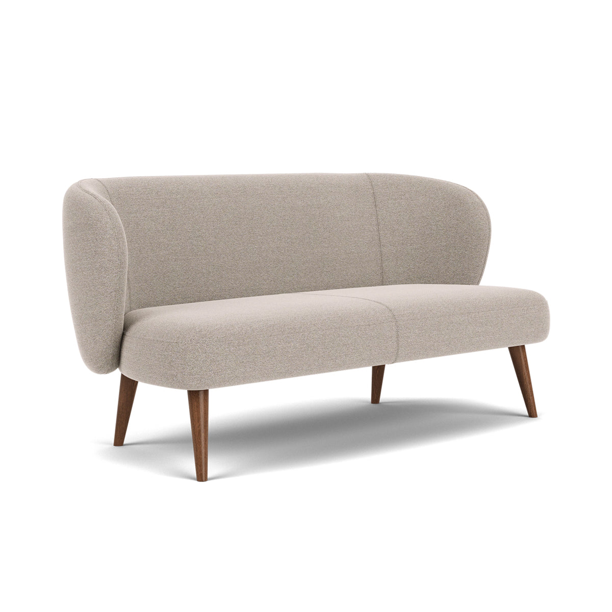 Kathleen Fabric 2 Seater Sofa - Modern Living Room Furniture for Small Spaces | Perfect for Apartments, Condos & Cozy Homes