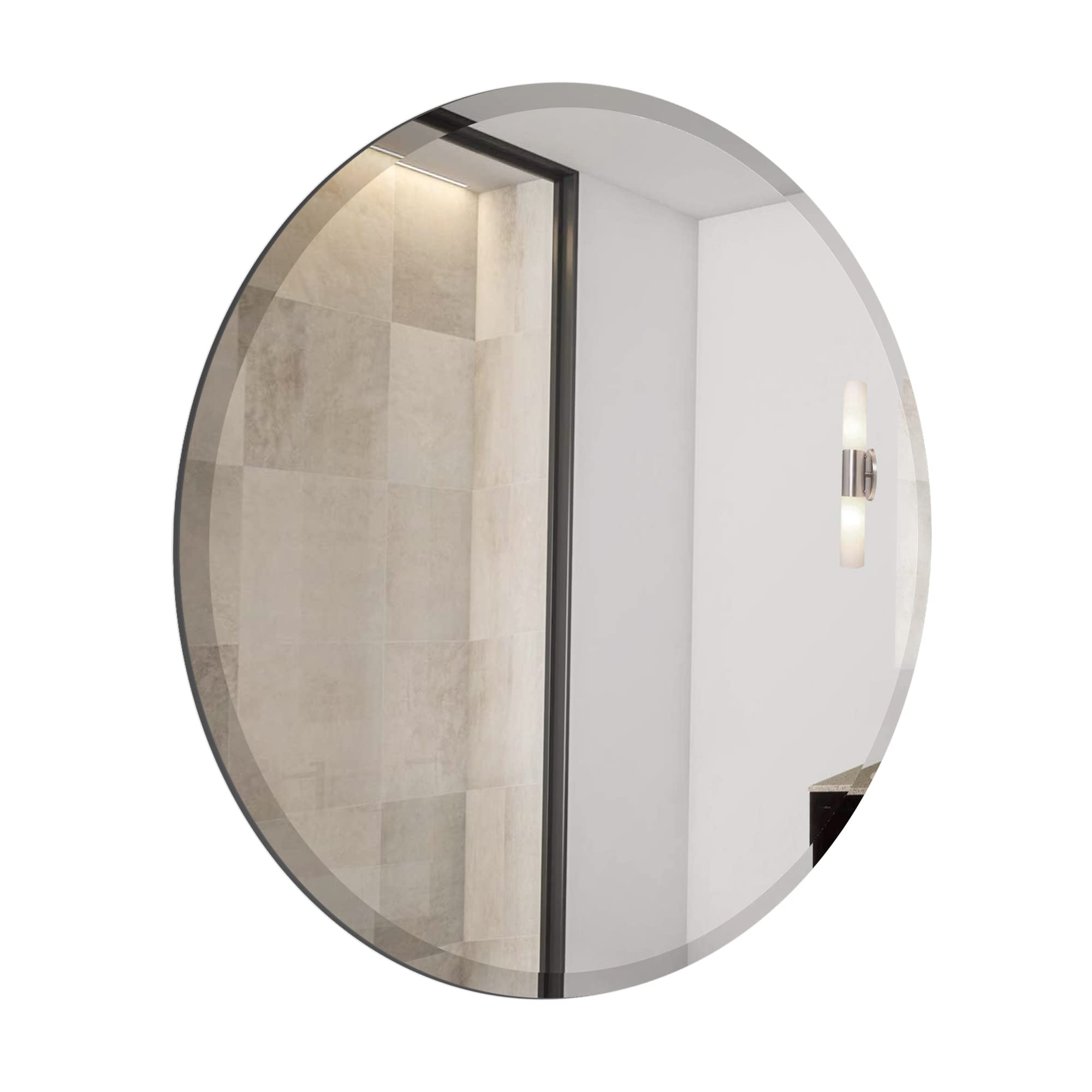 Round Wall Mirror with 1