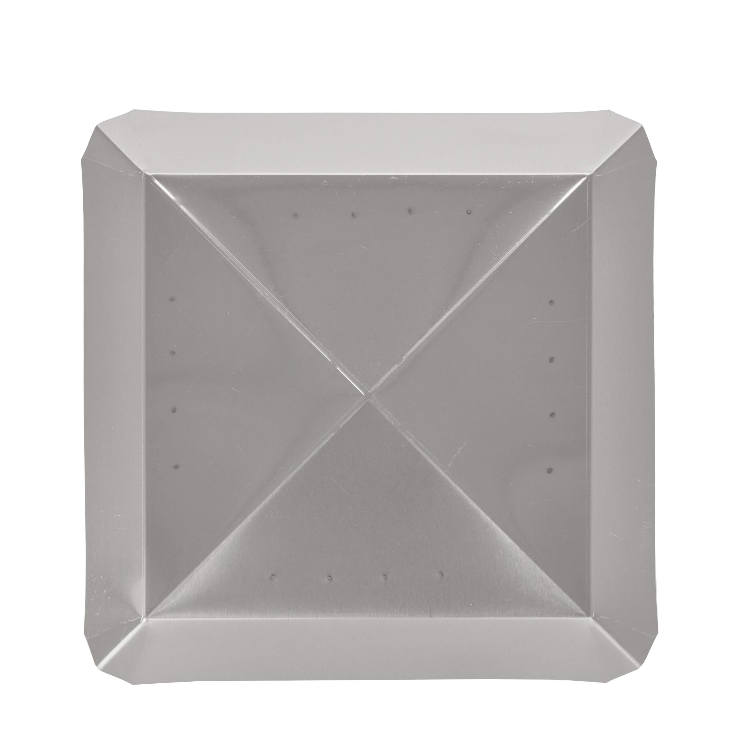 13x13 Inch Stainless Steel Chimney Cap - Bolt-On Chimney Cover for Existing Tiles, Durable Chimney Vent Cap (HY-C SPSS1313) - Perfect for Home Roof Protection & Weatherproofing