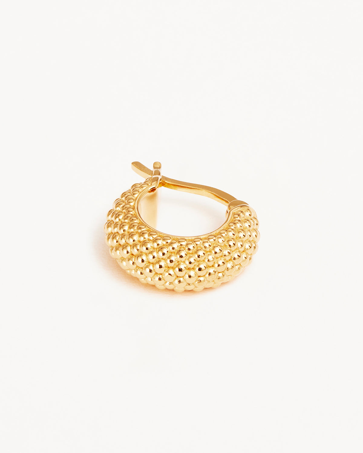 18K Gold Vermeil Day Dreamer Hoop Earrings - Elegant Dainty Huggie Hoops for Women - Perfect for Everyday Wear, Office, Date Night & Special Occasions