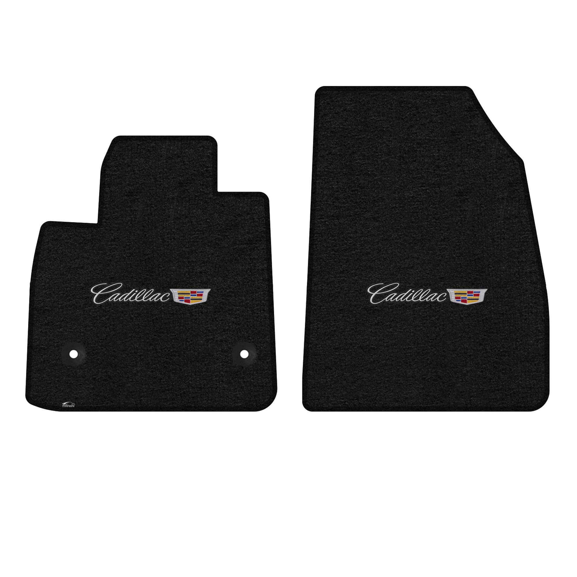 Premium Custom-Fit Carpeted Floor Mats for Cadillac XT5 2017-2023 - Luxury Car Floor Liners with Cadillac Logo (2-Piece Set, Charcoal) | Perfect for All-Weather Protection & Enhanced Interior Style