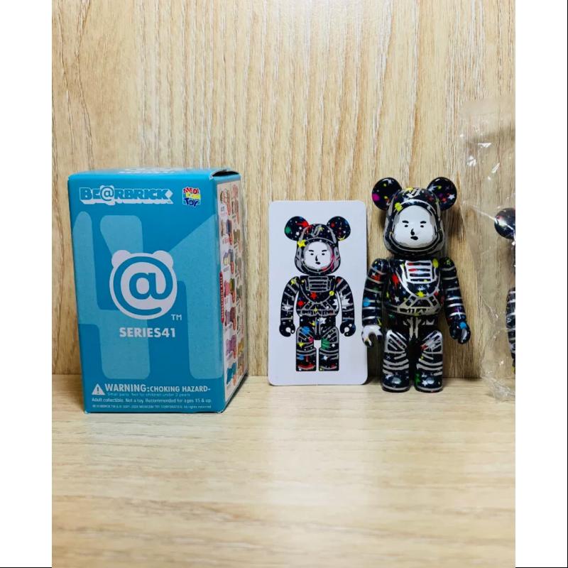Bearbrick Series 41 ARTIST Billionaire Boys Club BBC 100% Collectible Figure - Limited Edition Vinyl Art Toy for Display & Collection, Perfect for Home Decor, Office Decoration, and Gift for Anime Fans