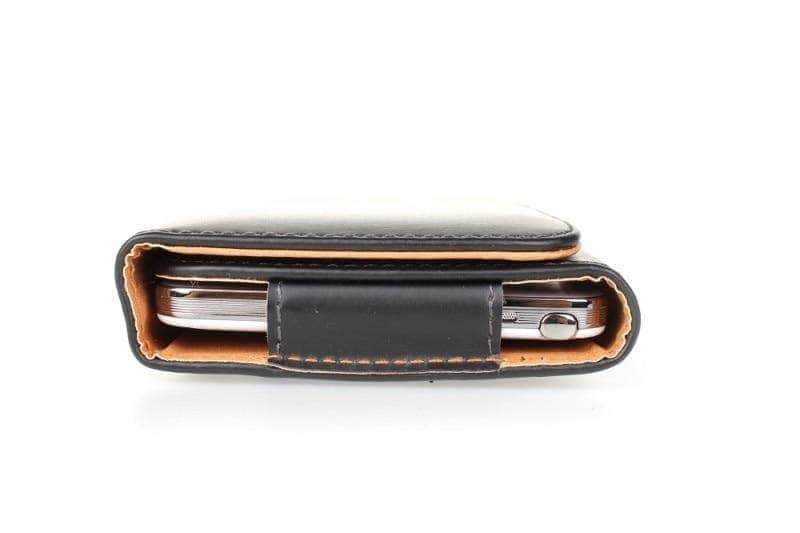 iPhone 13 Pro Leather Belt Clip Holster Case - Premium Phone Pouch with Secure Clip for Men & Women - Perfect for Hiking, Running, and Outdoor Activities
