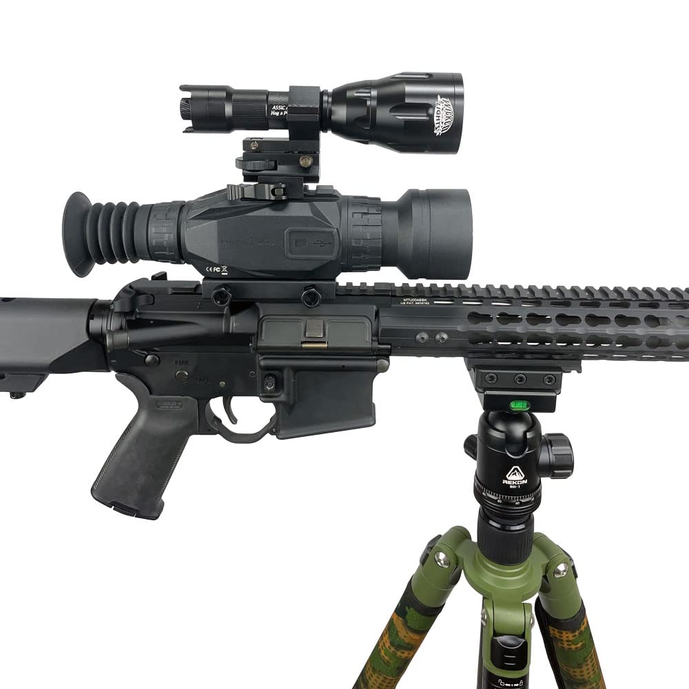Wicked Lights A55iC Infrared Night Hunting Light Kit - Compatible with Night Vision Devices for Coyote, Fox, Bobcat, Hogs & Predators | Perfect for Night Hunting, Wildlife Observation & Security Surveillance