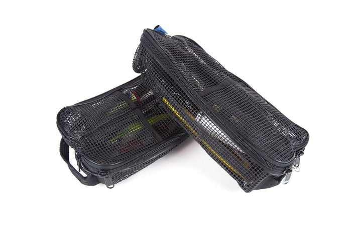 Temple Reef Mesh Lure Bags - Durable Fishing Bait Storage for Saltwater & Freshwater - Perfect for Kayak Fishing, Boat Trips & Shore Angling