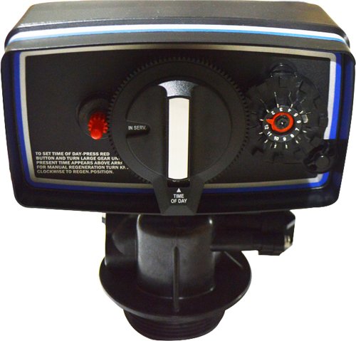 110V Clock Control Valve for Water Softener & Filter Systems - Fits 9'' to 11'' Diameter Resin Tanks | Perfect for Home Water Treatment & Purification Systems