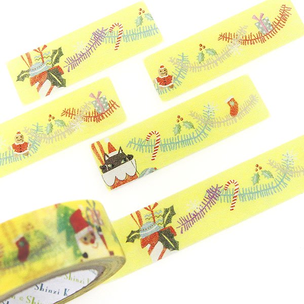 Christmas Washi Tape - Shinzi Katoh Design - Holiday Scrapbooking, Gift Wrapping & DIY Crafts