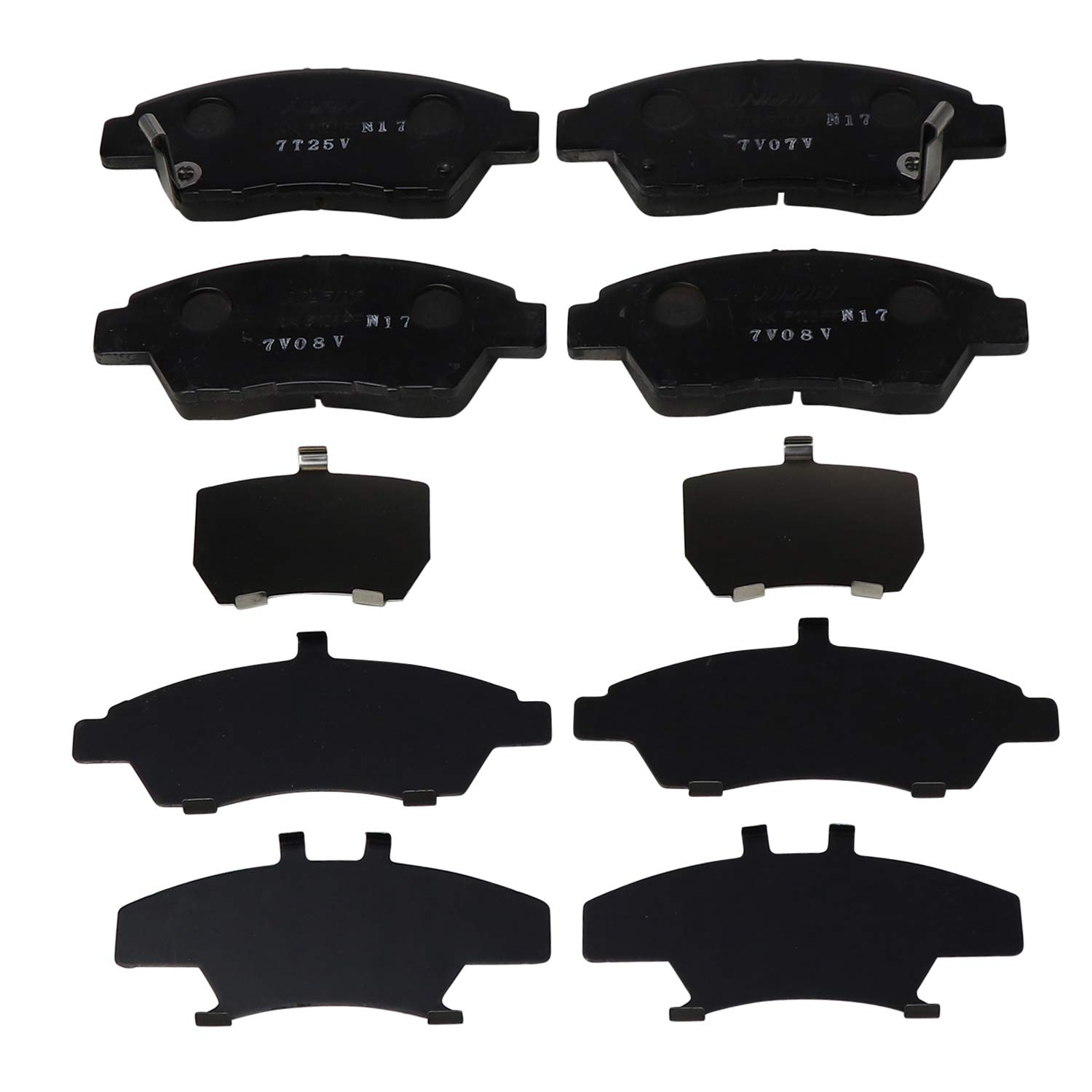 Beck/Arnley 089-1828 OE Replacement Brake Pads - High Performance Braking for Sedans & SUVs - Perfect for City Commuting & Highway Driving