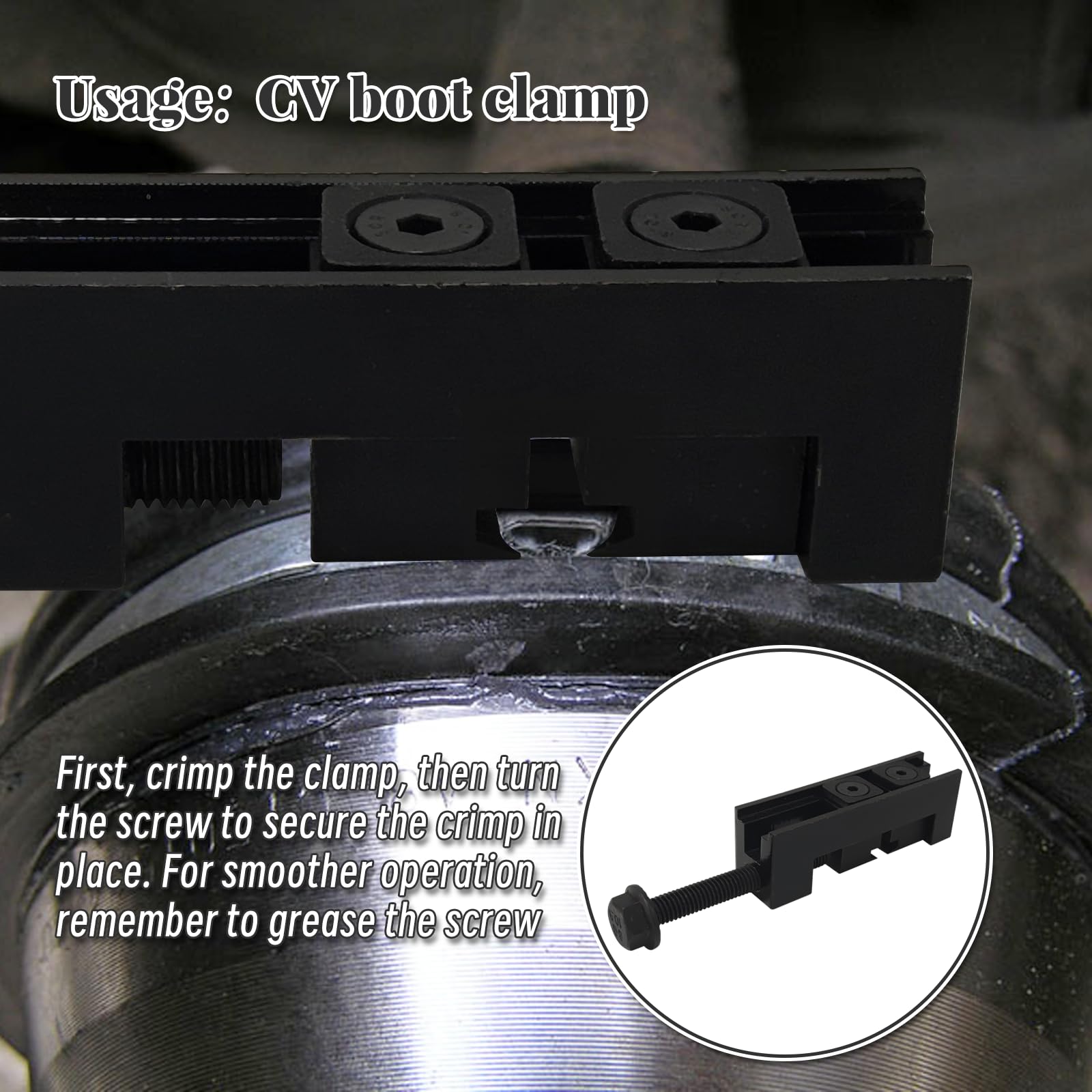 CV Boot Clamp Pliers Tool for Toyota Lexus - Drive Shaft & Hose Clamp Installation - Compatible with 09521-24010 - Perfect for CV Axle Boot Repair & Maintenance