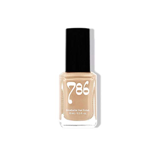 786 Cosmetics Breathable Vegan Nail Polish - Cruelty-Free, Halal Certified, Fast-Drying & Healthy Formula (Zanzibar Color) for Manicures, Pedicures & Everyday Wear
