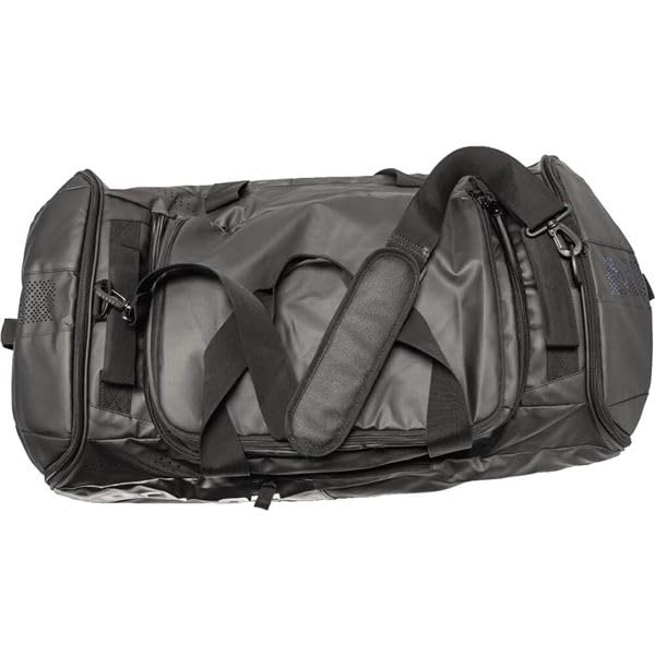 Ocelot Pro Gear Duffle Bag - Heavy Duty Travel Duffel for Camping, Gym & Motorcycle | Water-Resistant Black Duffle for Men & Women | Perfect for Weekend Getaways, Workouts & Adventure Travel