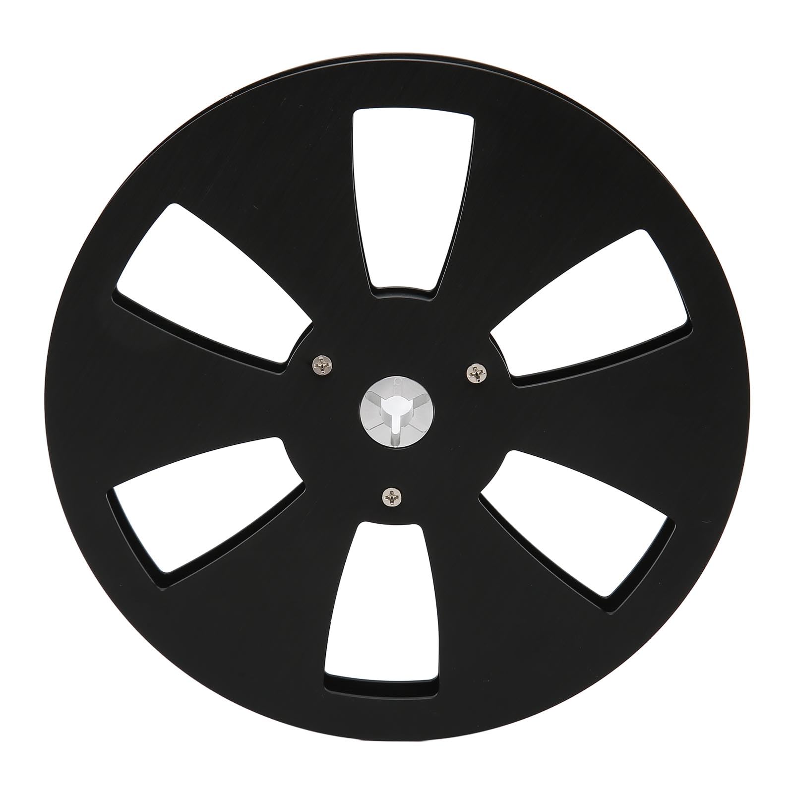 7 Inch Universal Aluminum Alloy Tape Reel for 1/4 Inch Tape - 6 Hole Design Low Noise Spool for Reel to Reel Tape Machines | Perfect for Audio Recording, Music Production & Vintage Tape Restoration