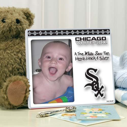MLB Chicago White Sox True Fan Frame - Officially Licensed Baseball Display Case for Collectibles & Memorabilia - Perfect for Home, Office, or Man Cave Decor
