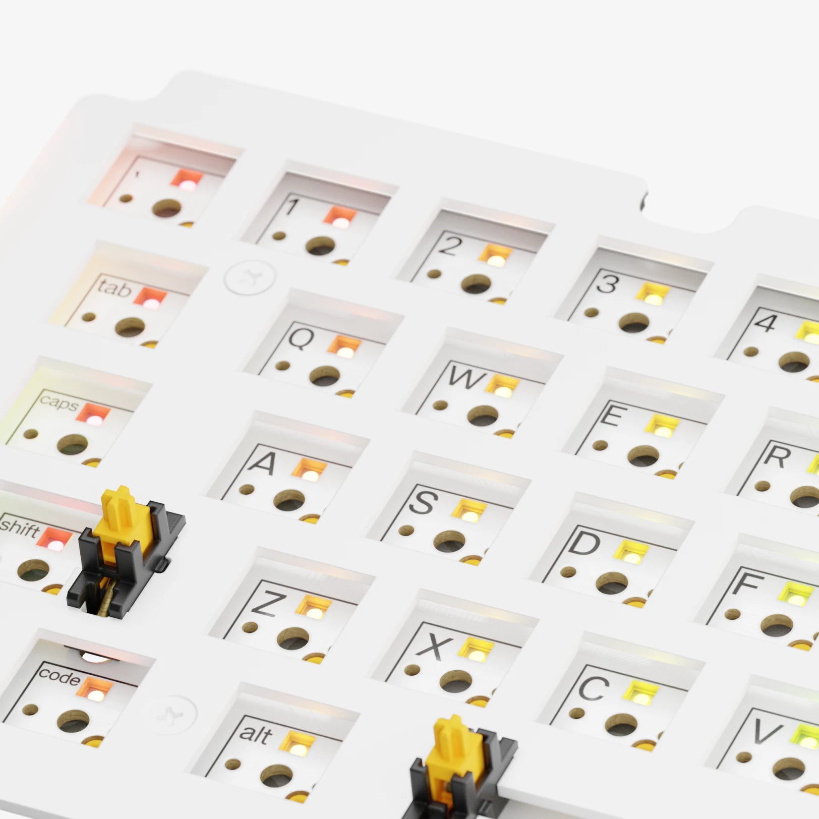 GMMK 3 Mechanical Keyboard Switch Plates - Compatible with GMMK 3 60% 65% 75% Layouts - Aluminum Steel PC Material - Perfect for Gaming Typing & Custom Keyboard Builds
