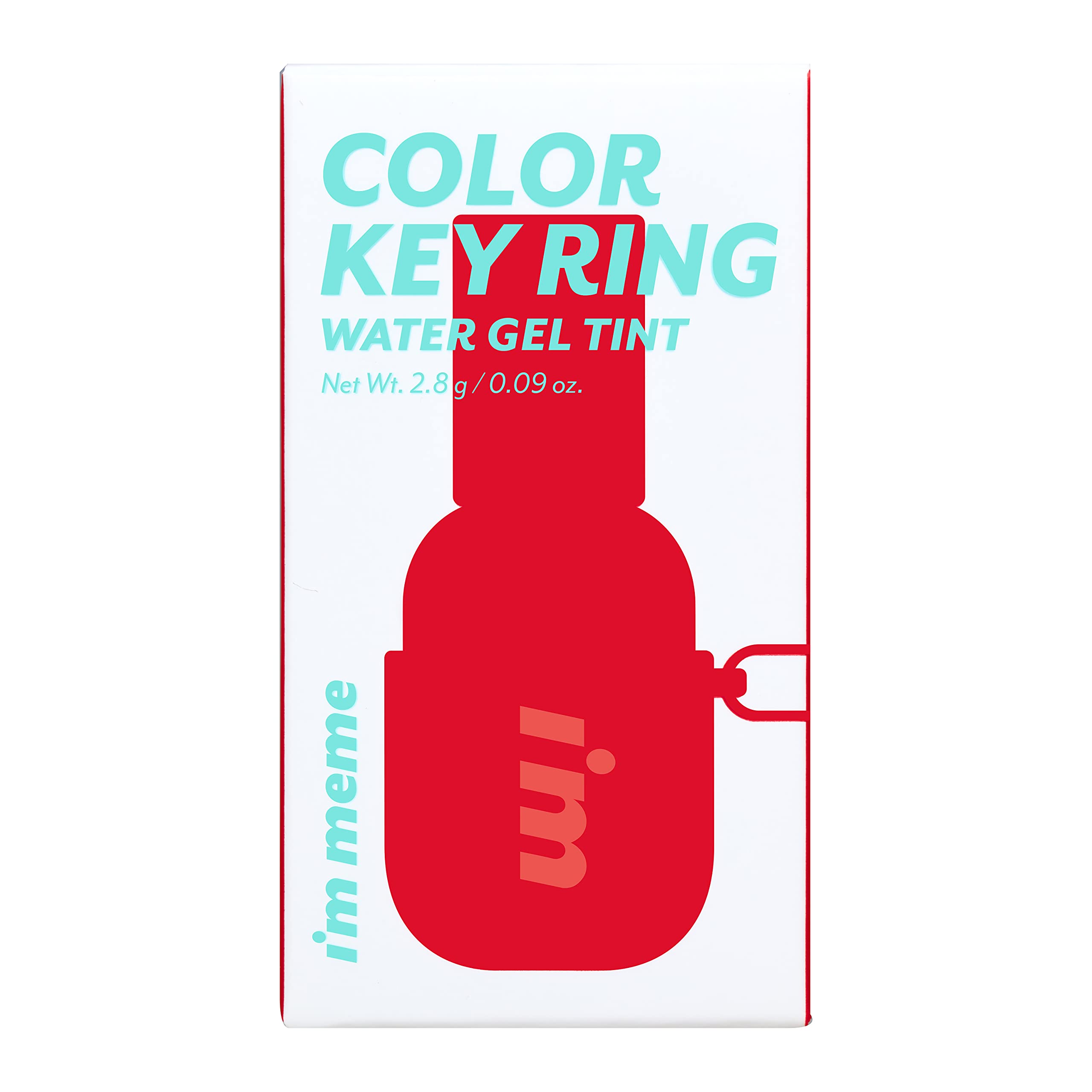 I'M MEME Water Gel Tint - Highly Pigmented Long Lasting Lip Stain, 02 Orange Delight (0.09 Oz) | Travel-Friendly Lip Tint for Everyday Wear, Date Night & Makeup Gift