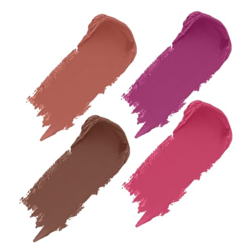 Rose Magenta, Pink Fusion, Caramel, Nude Brown