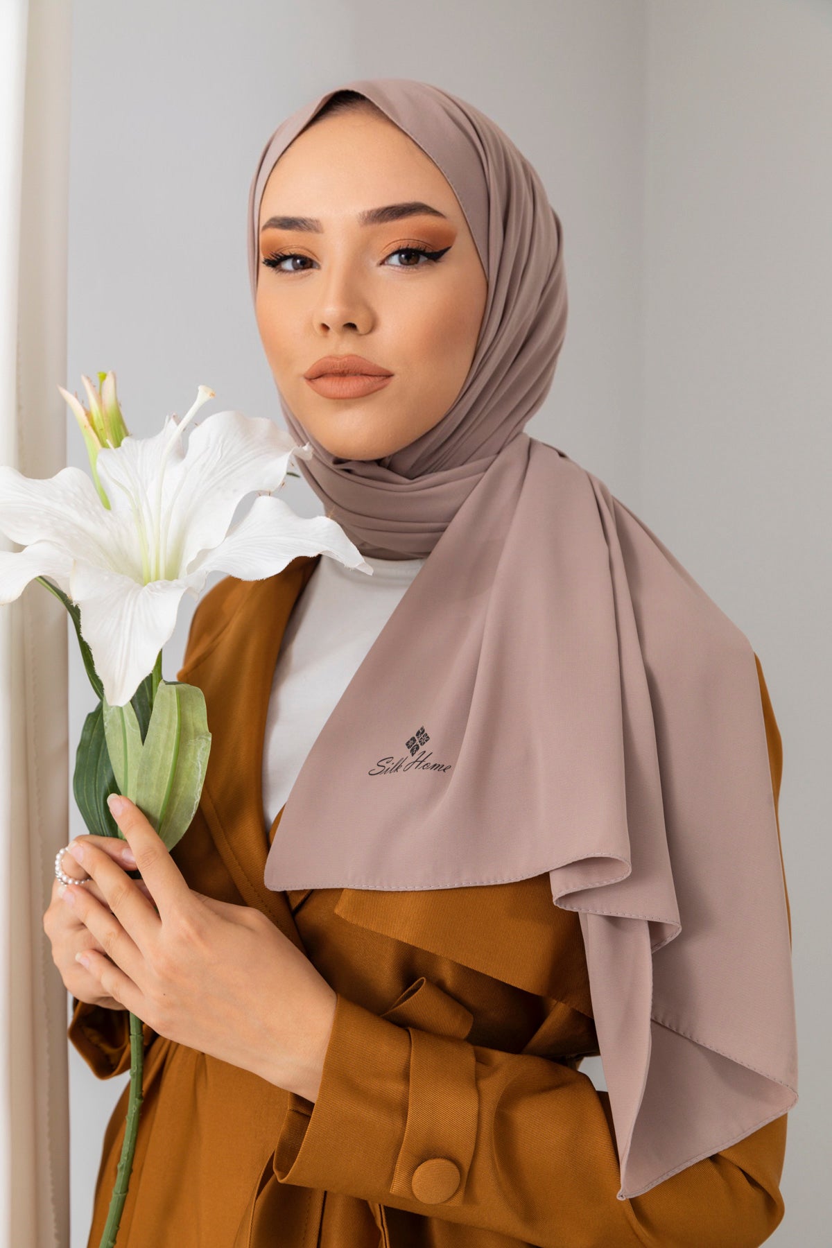 Soft & Lightweight Crepe Scarves for Women - Elegant Fashion Accessory for All Seasons | Perfect for Office, Travel, and Special Occasions