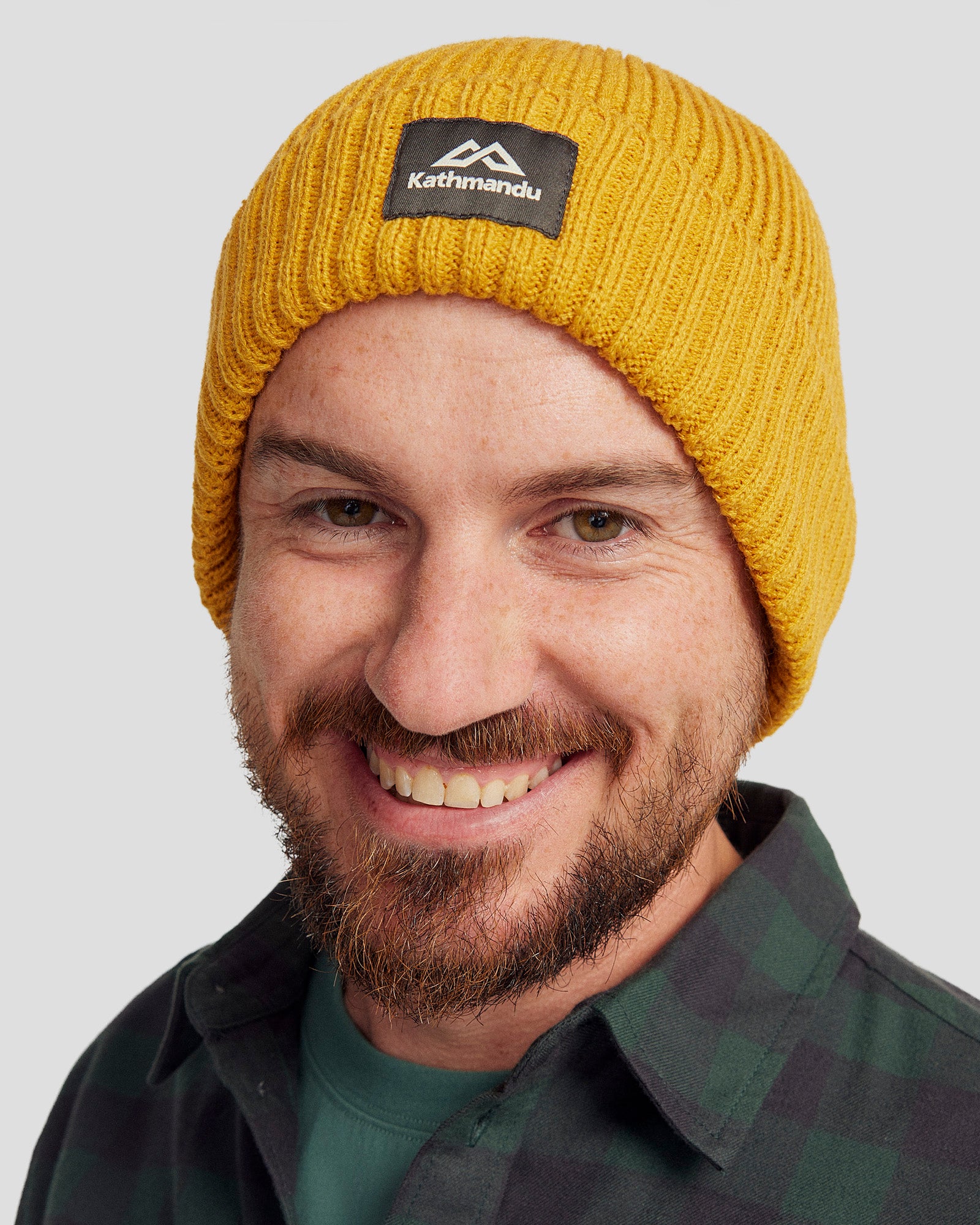Badge Beanie 3.0 - Golden Embroidered Logo Winter Hat for Men & Women | Warm Knit Skull Cap for Outdoor Activities, Sports & Casual Wear