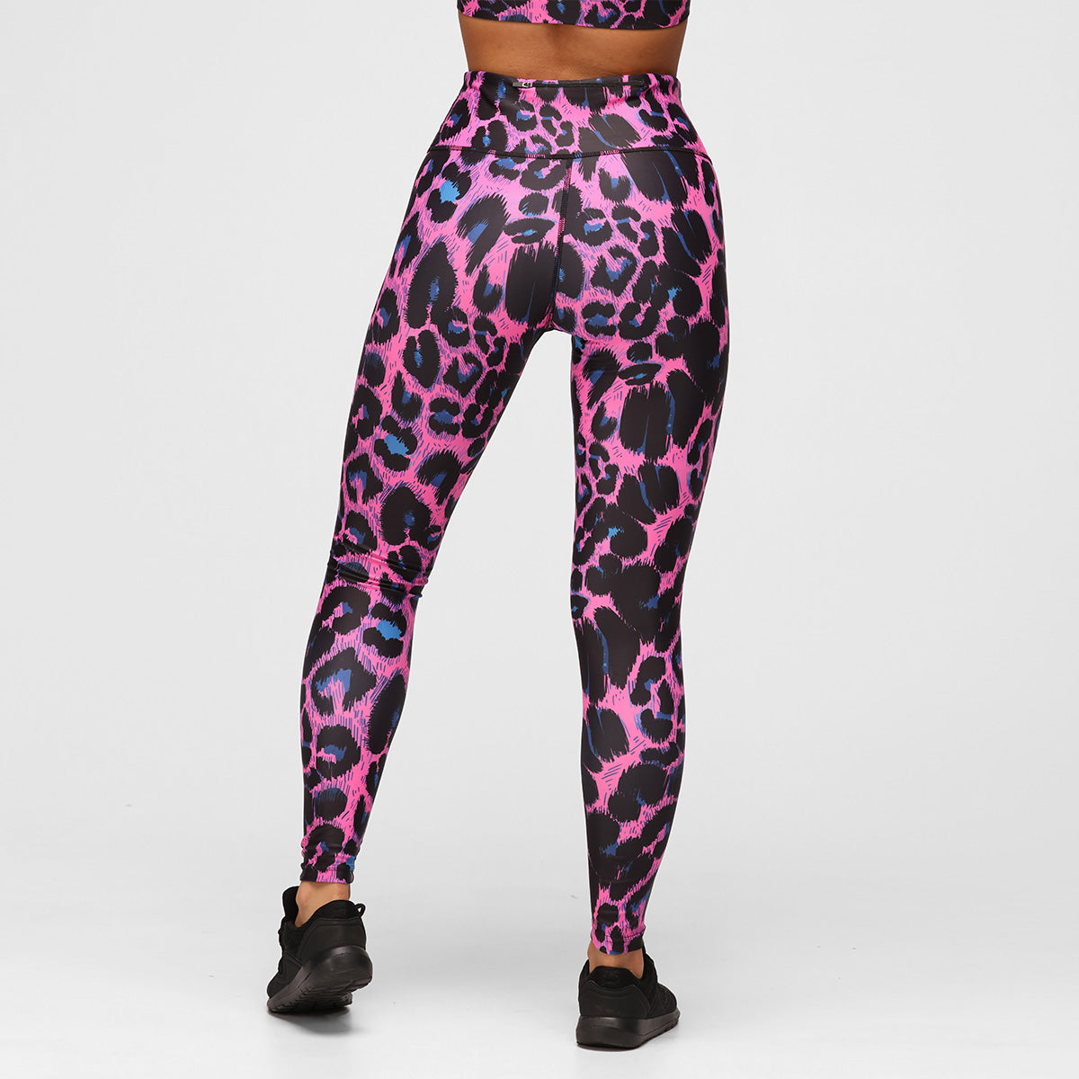 Violet Lynx Print High Waist Yoga Leggings for Women - Soft Stretchy Workout Pants for Running, Gym & Lounge Wear