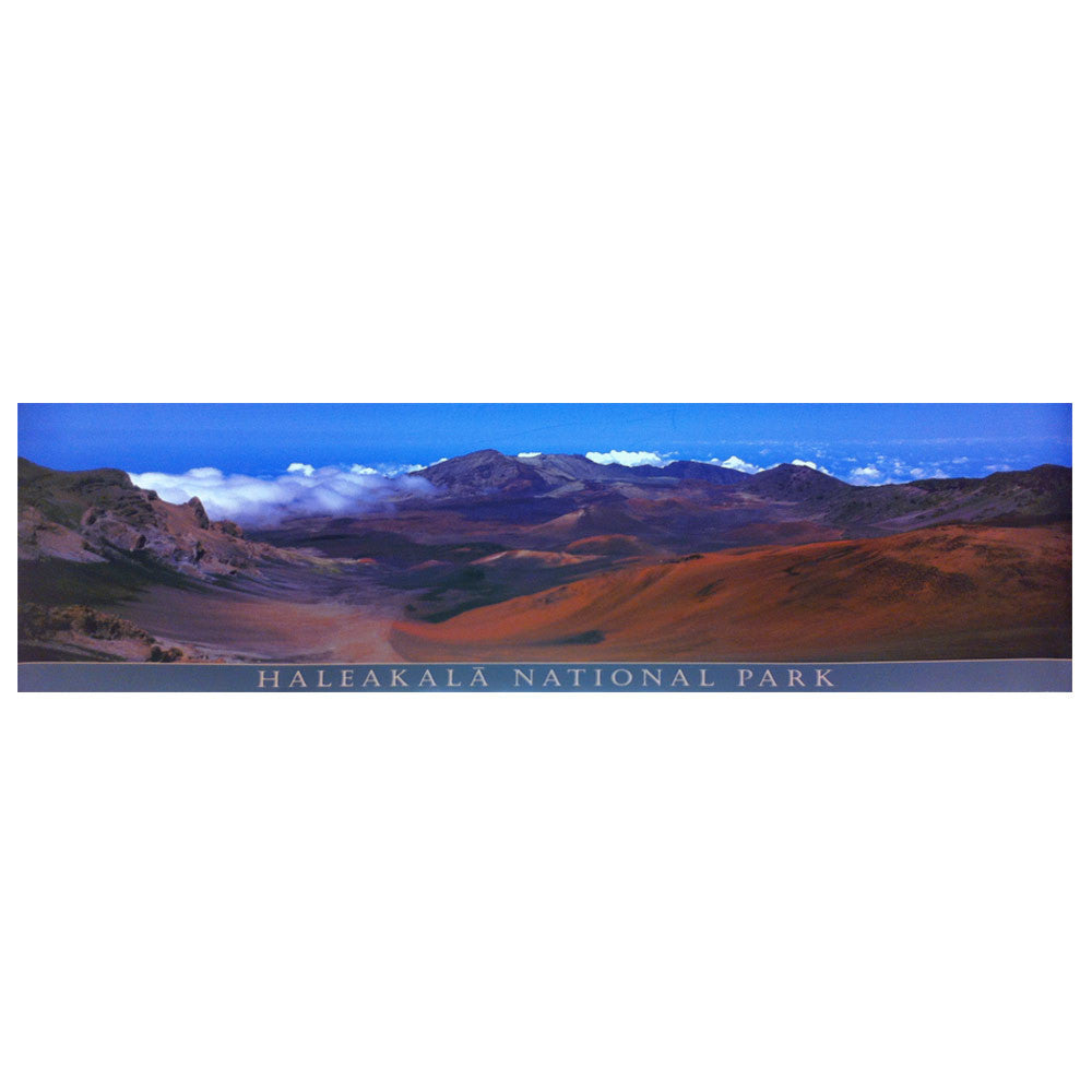 Haleakalā House of the Sun Panoramic Poster - Stunning Daytime Landscape Wall Art for Home, Office & Classroom Decor