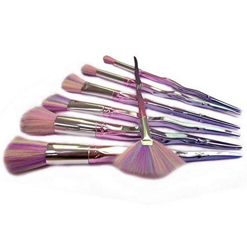 7Pcs Professional Soft Makeup Brush Set - Conical Gradient Blending Brushes for Eyeshadow, Foundation & Contouring | Perfect for Daily Makeup & Professional Artists