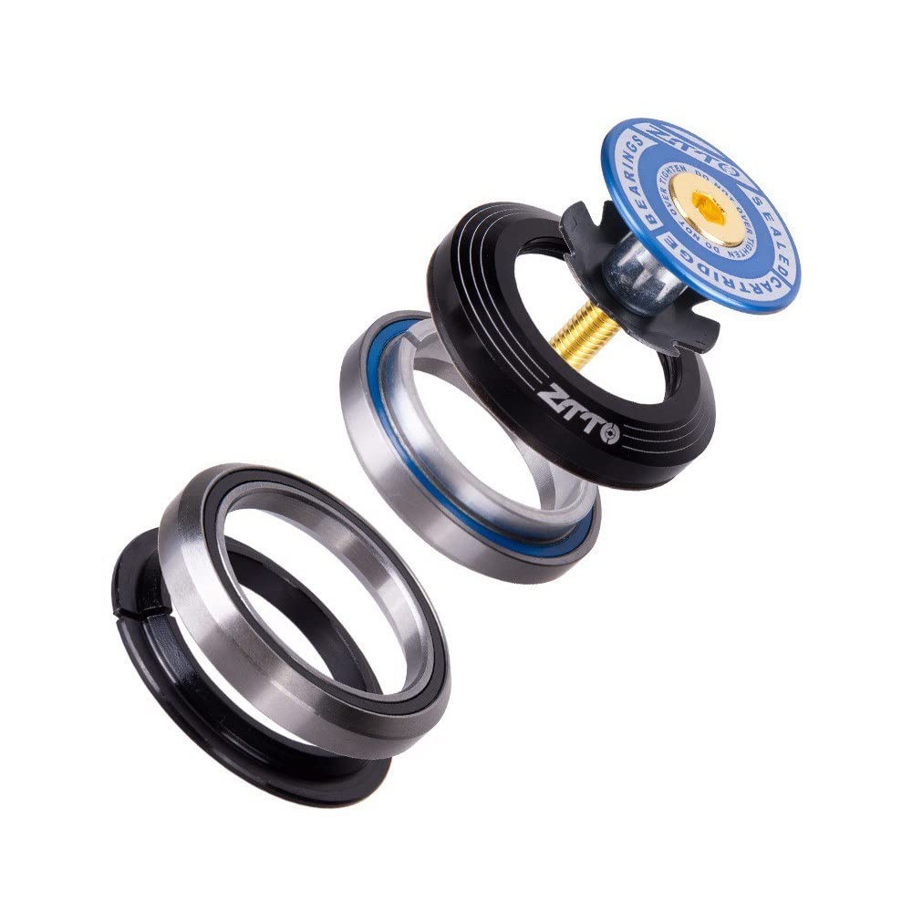 ZTTO 44mm MTB Road Bike Headset - Sealed Bearing Steering Column for Smooth Cycling (Ideal for Mountain & Road Bikes - Perfect for Commuting, Racing & Off-Road Adventures)