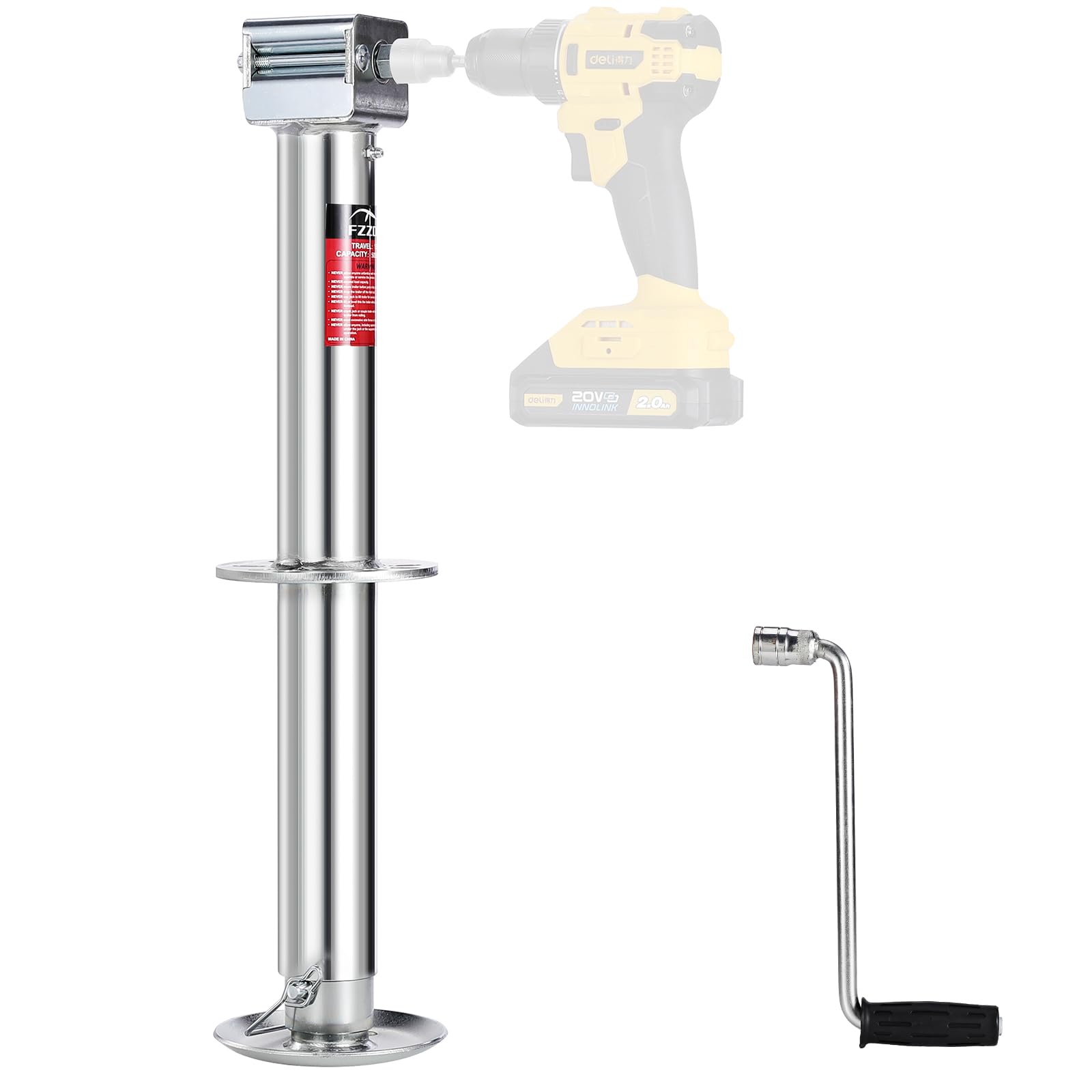 5000 lbs Heavy Duty A-Frame Trailer Jack with 23