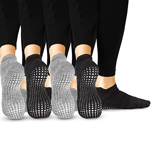 Black & Grey - 4 Pairs