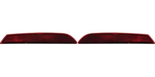 Go-Parts CAPA Certified Replacement Rear Bumper Reflector Pair for 2017-2022 BMW 530e Sedan (Left & Right, Driver & Passenger Side) - Perfect Fit for BM1184110C BM1185110C Models | Easy DIY Installation & Enhanced Night Visibility