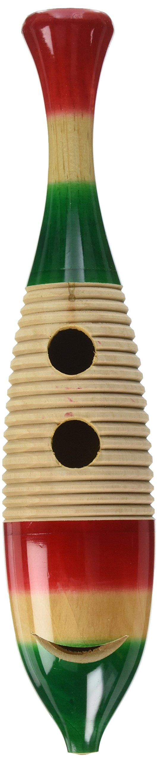Westco Medium Guiro Musical Instrument Toy - Wooden Percussion Instrument for Kids & Adults - Perfect for Music Class, Band Practice & Home Play