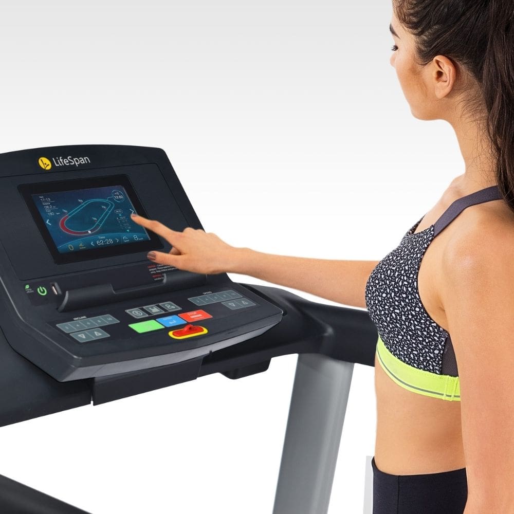 LifeSpan Fitness TR2000i Folding Treadmill - Compact Home Gym Equipment for Running & Walking | Perfect for Small Spaces & Home Workouts