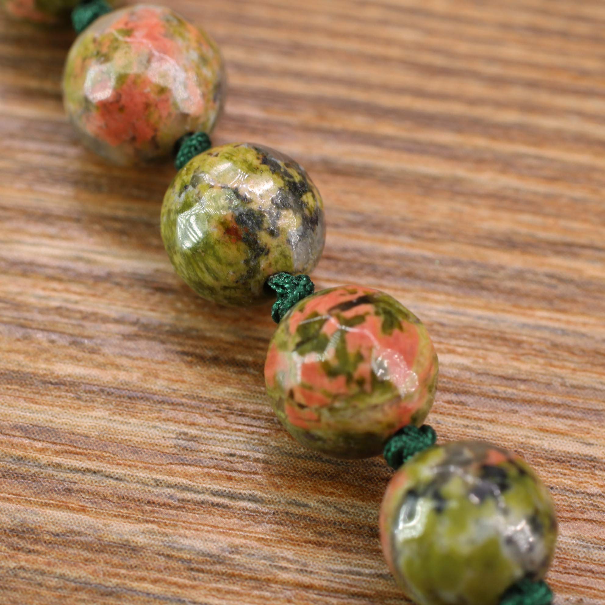 COAI OM Charm Mala Beads Necklace for Yoga & Meditation