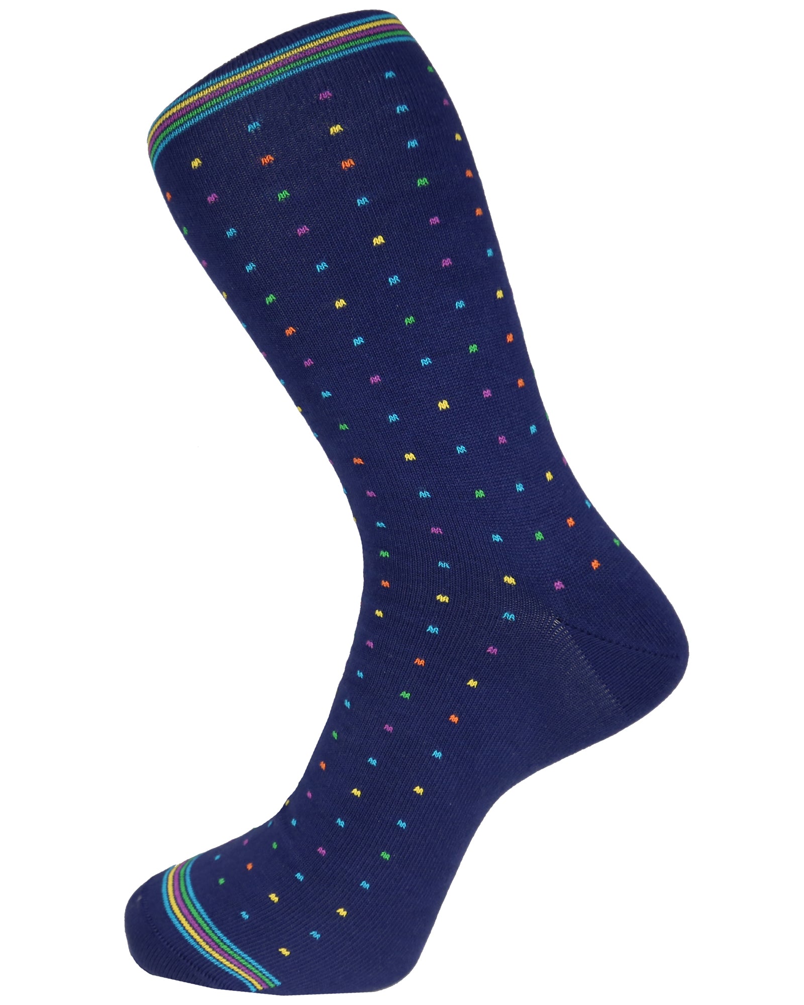 DÉCLIC Invader Socks - Blue Unisex Crew Socks for Men & Women | Comfortable Casual & Athletic Wear for Running, Hiking, and Everyday Use