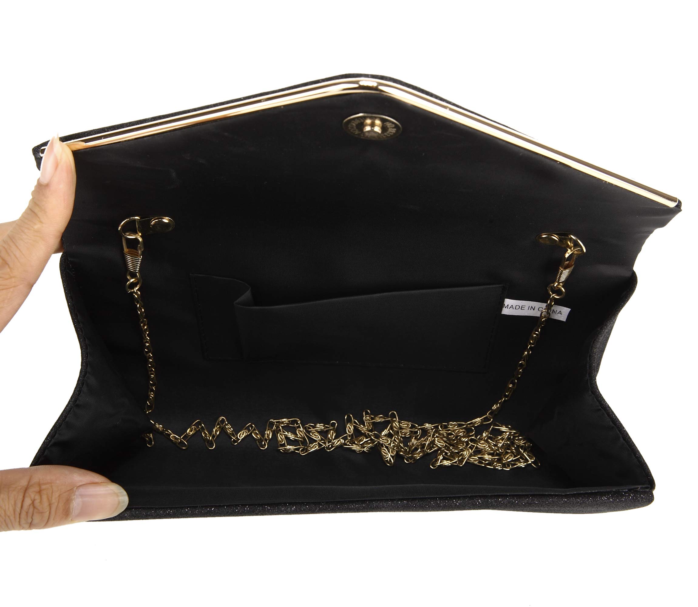 Sparkling Women's Clutch Purse - Party & Evening Crossbody Bag for Outings