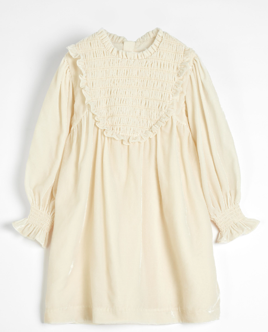 CERA UNA VOLTA Dolores Dress for Girls (2-12 Years) - Elegant Floral Party Dress for Birthday, Easter & Special Occasions