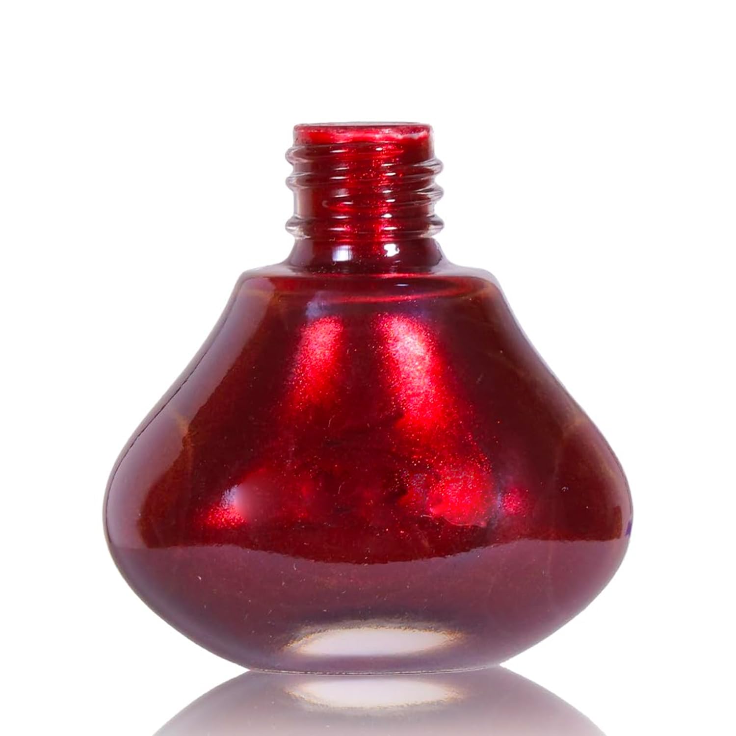 COSMOO Wine Red Nail Polish - 12ml Burgundy Quick Dry Nail Lacquer with Shimmer Finish | Long Lasting Ultra Chrome Nail Enamel for Women | Perfect for Parties, Weddings & Special Occasions (0.41 fl oz)
