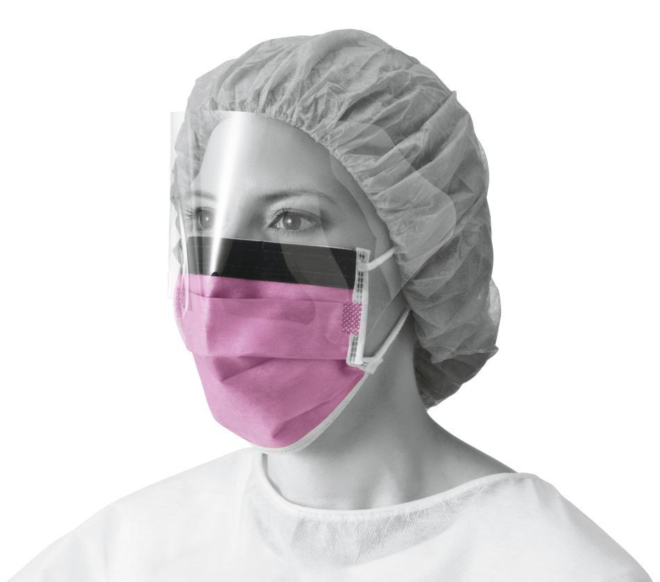 Level 3 Surgical Face Mask with Fluid Resistant Shield & Ear Loops - Box of 25 | Medical Protection for Healthcare Workers, Dentists & Essential Services