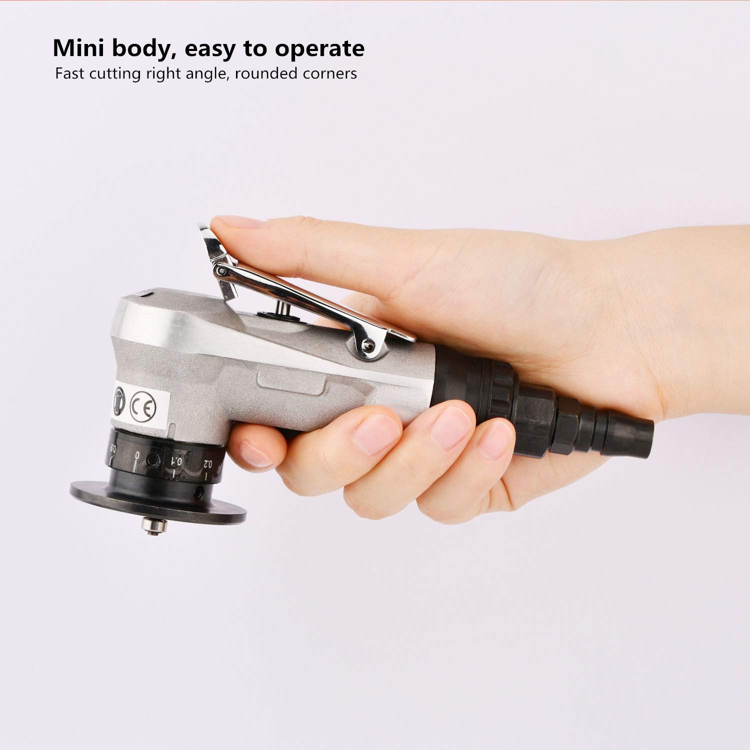Portable Mini Pneumatic Chamfering Machine for Metal - 45 Degree Arc Burr Trimmer | Perfect for Metalworking, DIY Projects & Industrial Use