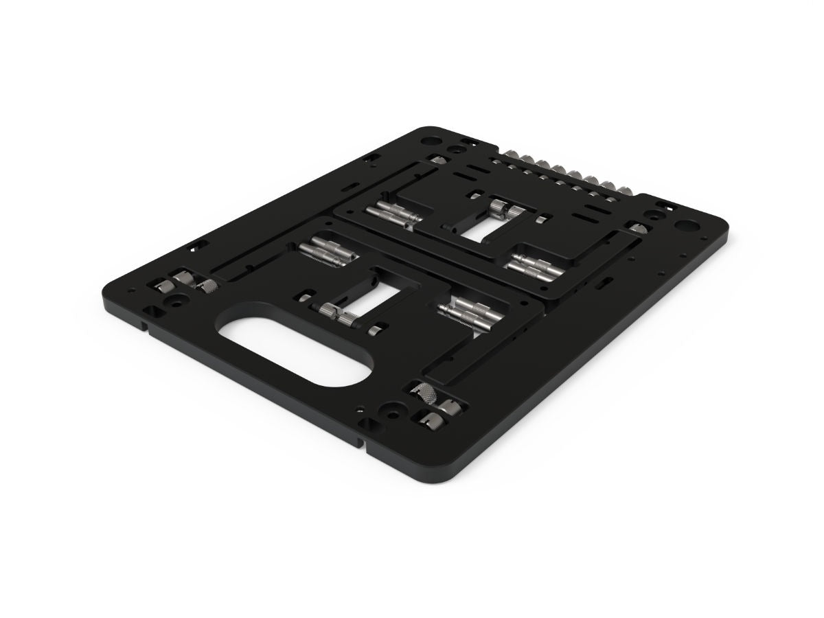Streacom BC1 V2 Mini Benchtables - Compact Workstation for PC Building & Repair (Silver/Black/Titanium) | Ideal for Electronics Hobbyists & DIY Enthusiasts