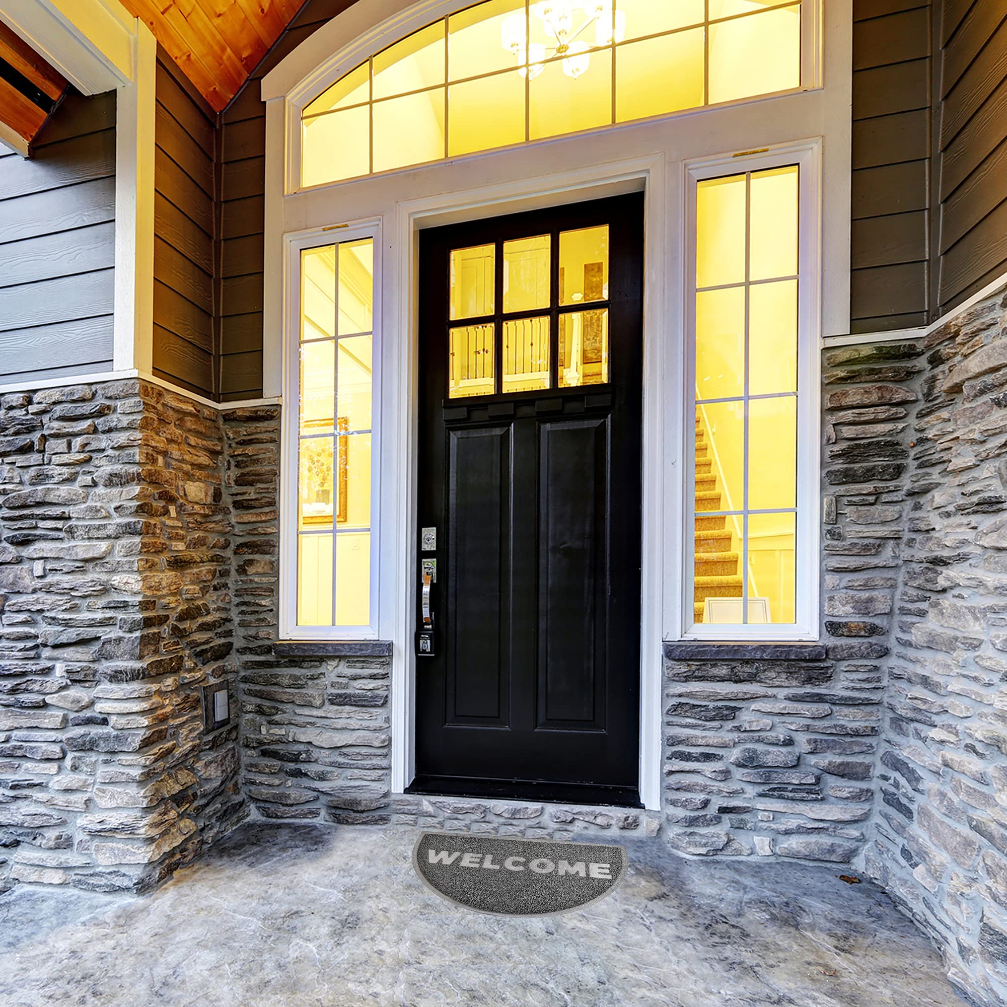 Non-Slip PVC Welcome Outdoor Door Mat - 30