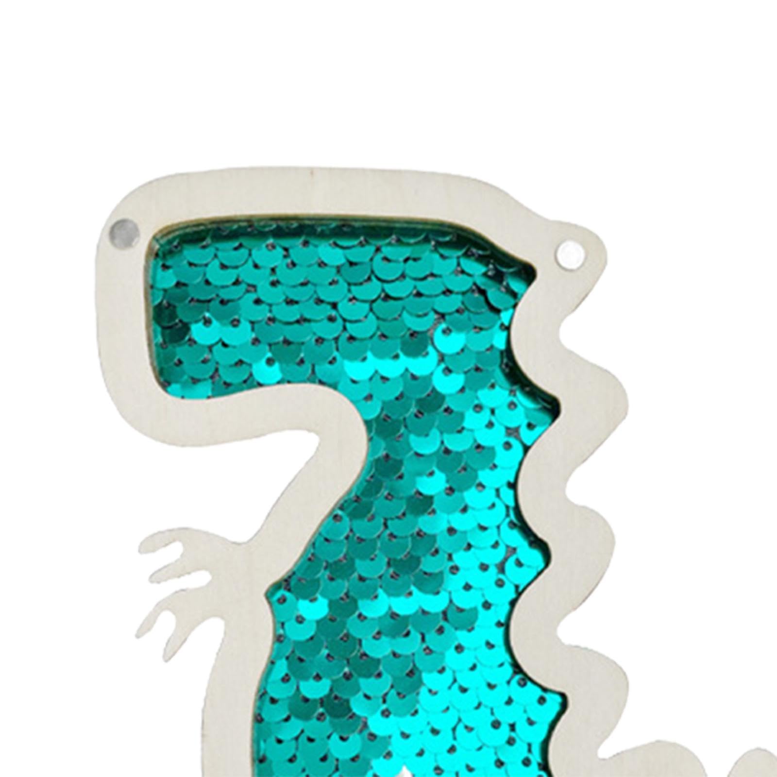 Montessori Busy Board Accessories - Glitter Dinosaur Sensory Toy with Musical Rainmaker for Toddlers | DIY Learning Activity for Boys & Girls | Perfect for Airplane Travel & Early Childhood Development
