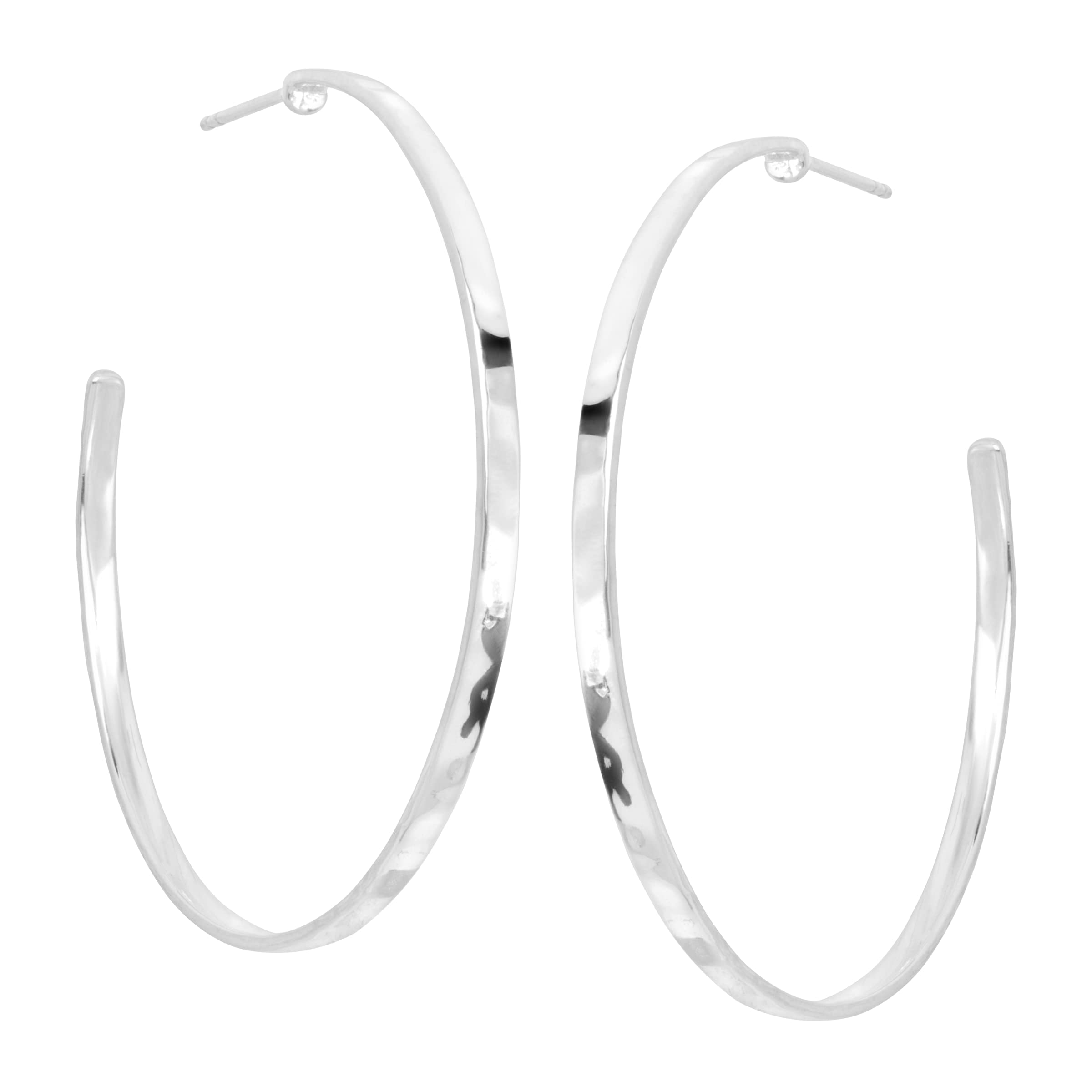 Silpada Sterling Silver 'Circle Up' Hammered Hoop Earrings - Elegant Jewelry for Women, Perfect for Parties, Weddings & Everyday Wear