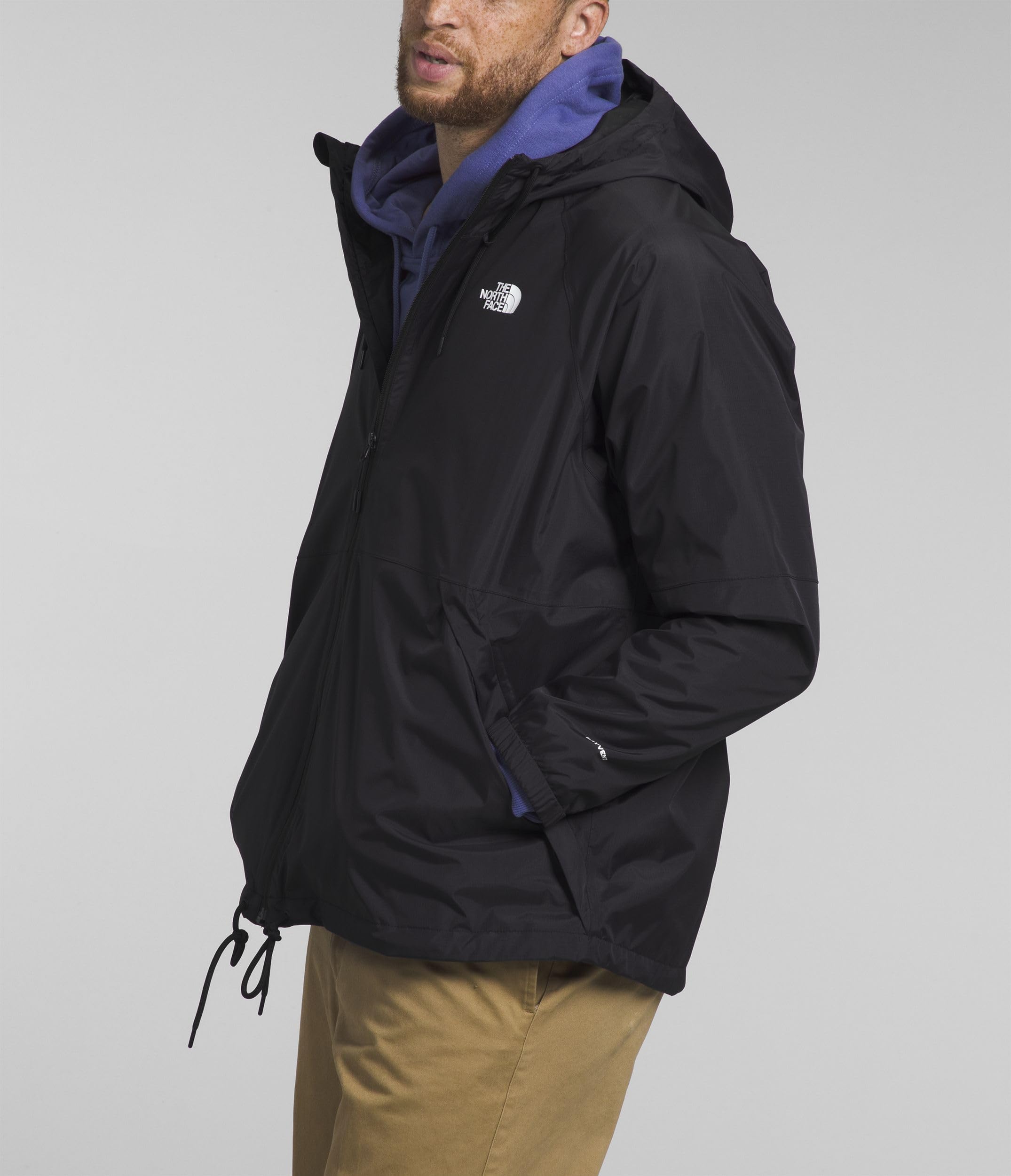 The North Face Antora Men's Waterproof Rain Hoodie - Lightweight Hiking Jacket for Outdoor Adventures & Travel