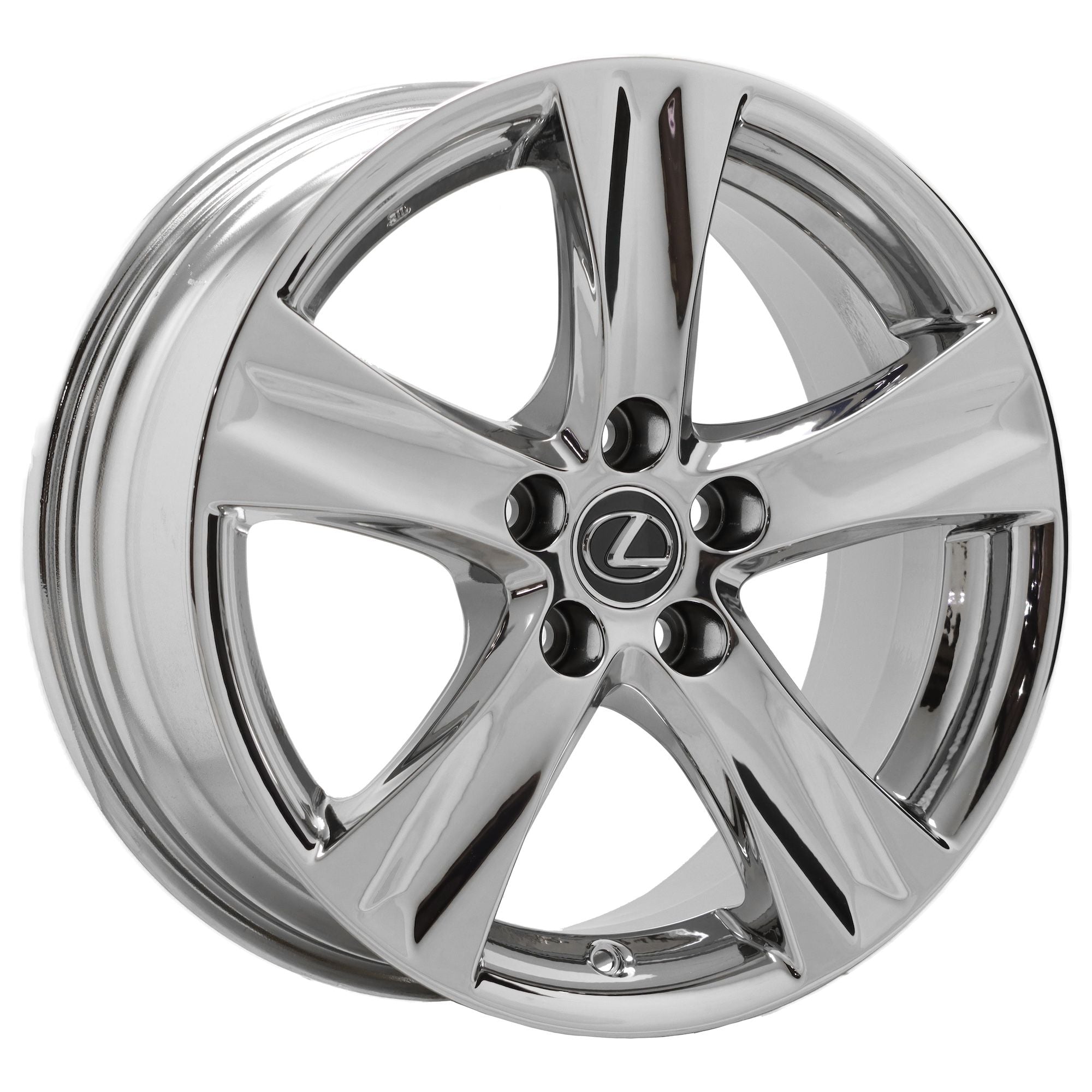 Lexus IS250 IS350 18x8 18x8.5 Bright Chrome Wheels OEM 74238 74239 - Perfect for Luxury Car Upgrades & Showroom Style