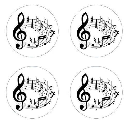 Edible Music Notes Cupcake Toppers - Perfect for Birthday Parties, Baby Showers & Musical Theme Decorations