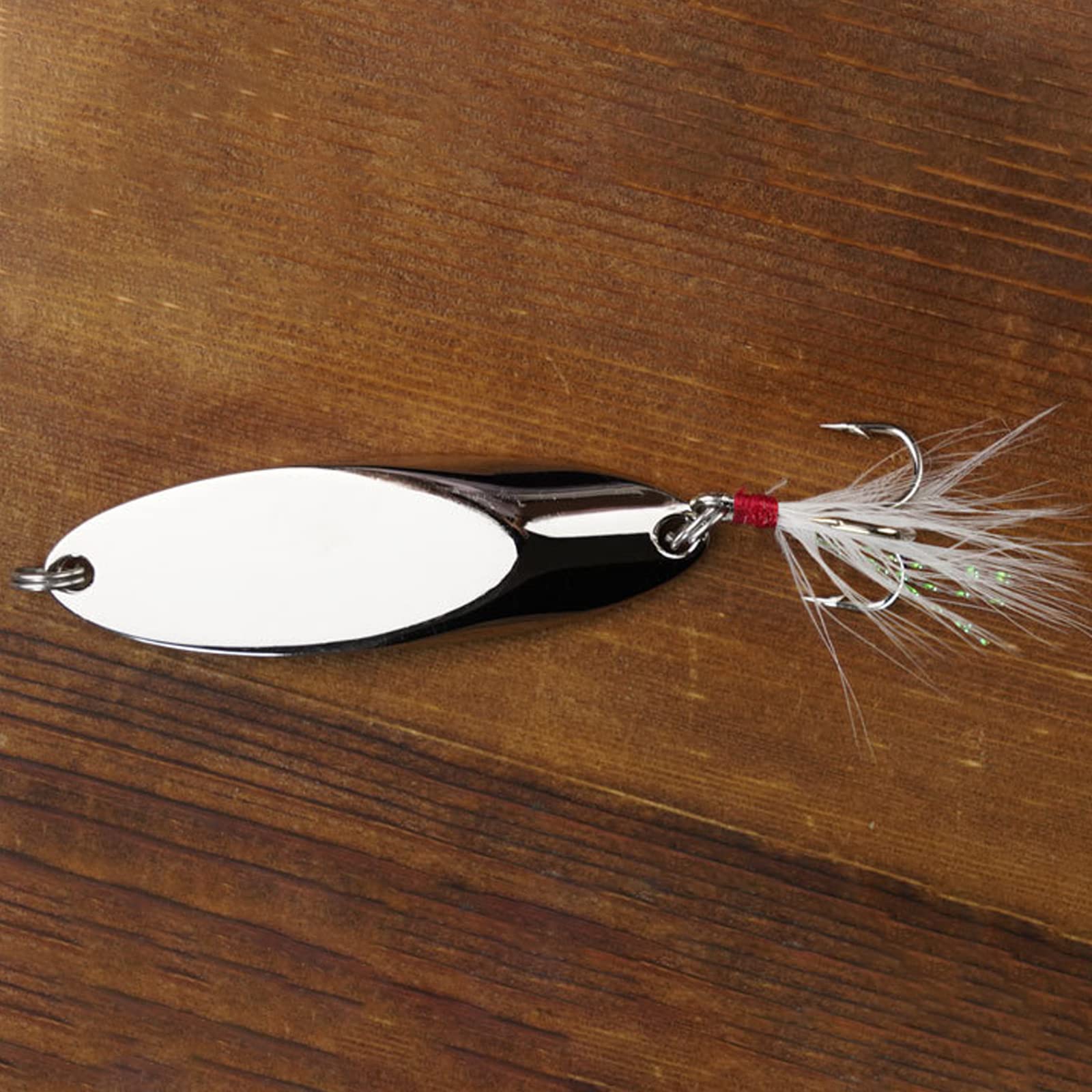 Premium Fishing Lures & Spoons Kit - Bass Trout Saltwater Freshwater Fishing Baits - Perfect for Casting Trolling Ice Fishing