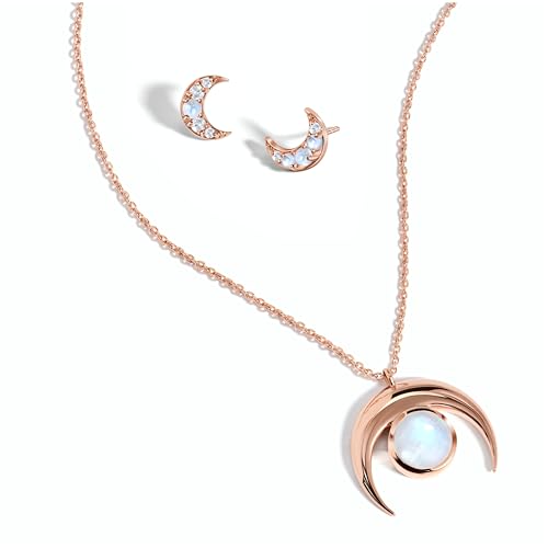 Rose Gold Moonstone Gift Set - She's Magical